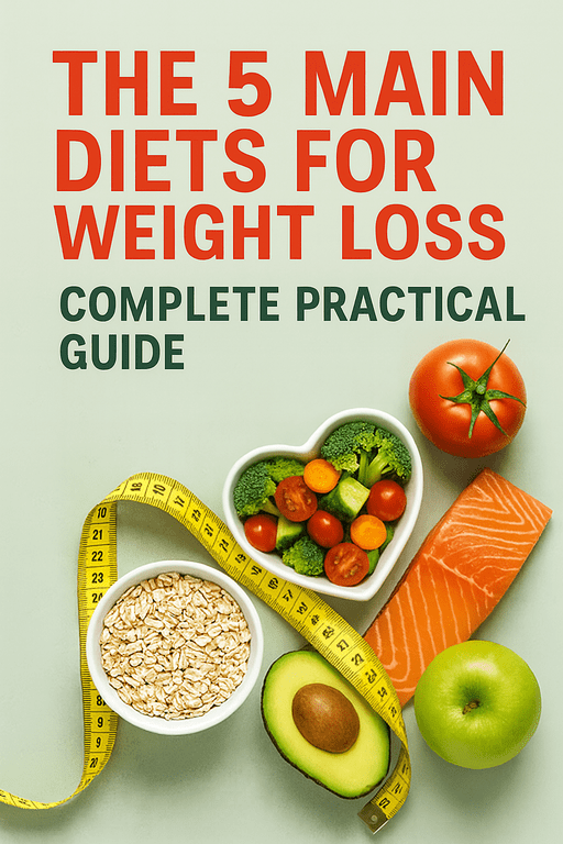 The 5 Main Diets for Weight Loss - Guide Cover